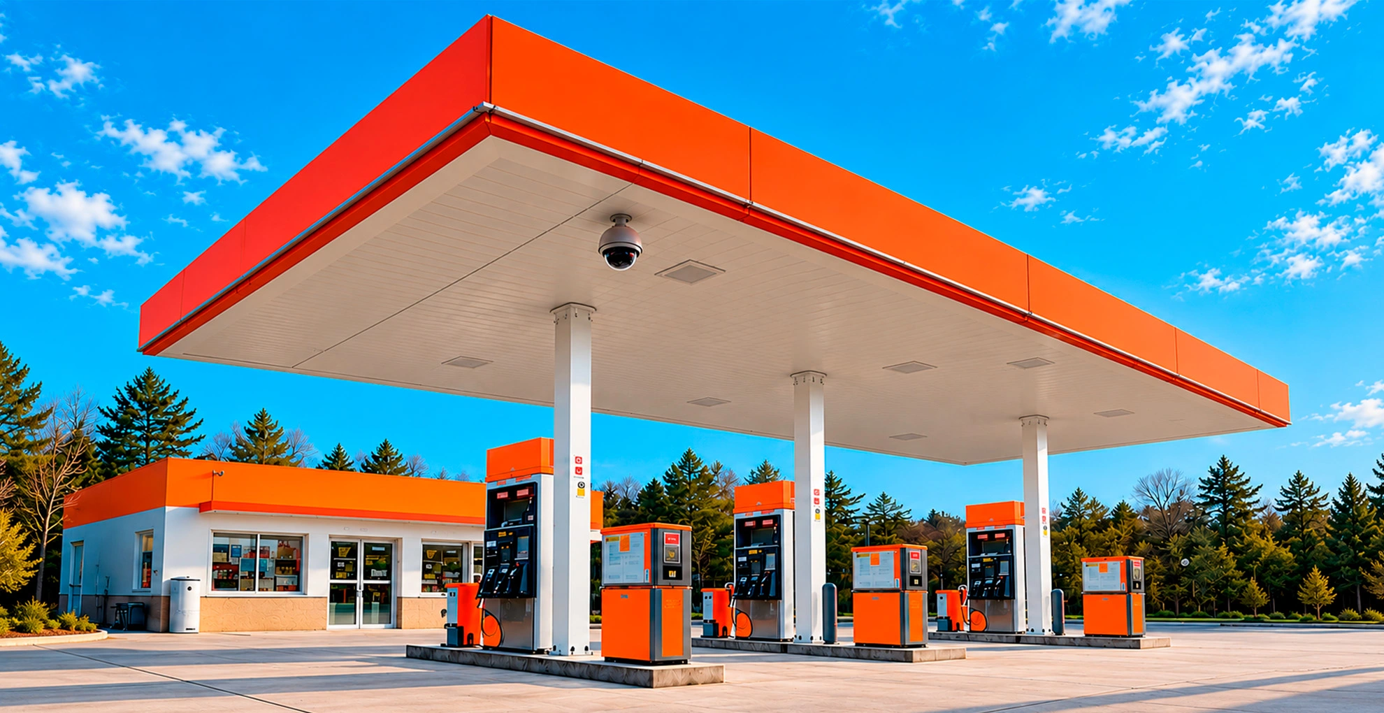 Sistema de seguridad para gasolineras.